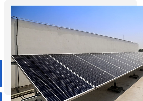 school building with solar panels on the roof 